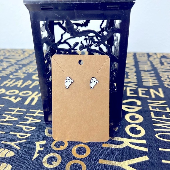 Halloween Earrings - Ghost - Picture 1 of 3